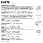 Выкройка: Memory Foam Stuffed Treats, Kwik Sew K4278 