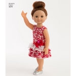 35cm nuku riided, Simplicity Pattern #8574 