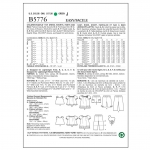 Выкройка: Children`s, sizes: Girls` Top, Dress, Shorts, Pants and Bag, Butterick B5776 