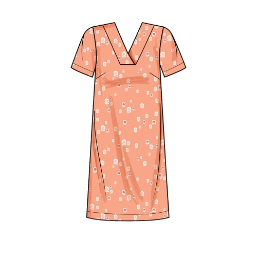 Simplicity Sewing pattern S9262 MISSES` SHIFT DRESS 