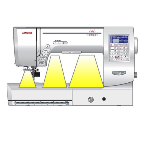 Ompelukone Janome Horizon Memory Craft 8200QCPSE +lahja iso jatkopöytä 858416006 arvoltaan 96€ 