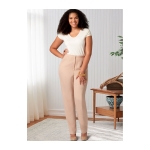 Выкройка: Misses` & Women`s Tapered Pants, A (8-10-12-14-16-18W-20W-22W-24W), Butterick, B6845A 