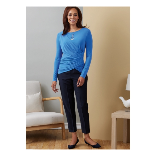 Выкройка BUTTERICK B6909 MISSES` KNIT TOP 