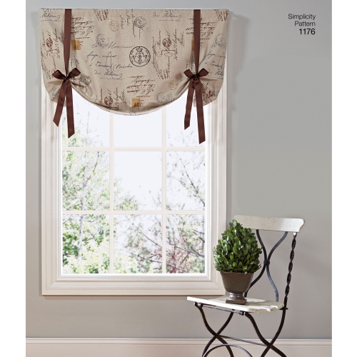 Window Treatments, Sizes: OS (ONE SIZE), Simplicity Pattern #1176 