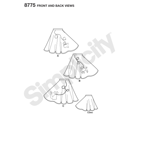 Naiste kostüümid, Simplicity Pattern #8775 