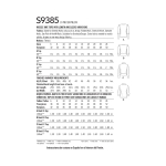 Швейные выкройки Simplicity S9385 Misses` Knit Tops with Length and Sleeve Variations 