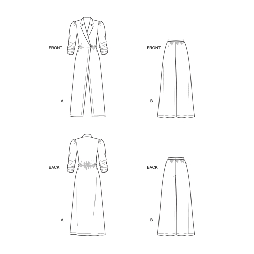 Naiste ja Petite-naiste Mimi G Style spordiriided, Simplicity Pattern #S8985 