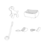 Simplicity Sewing Pattern Soft 6` Dog and Accessories for 18` Doll SS9512OS 