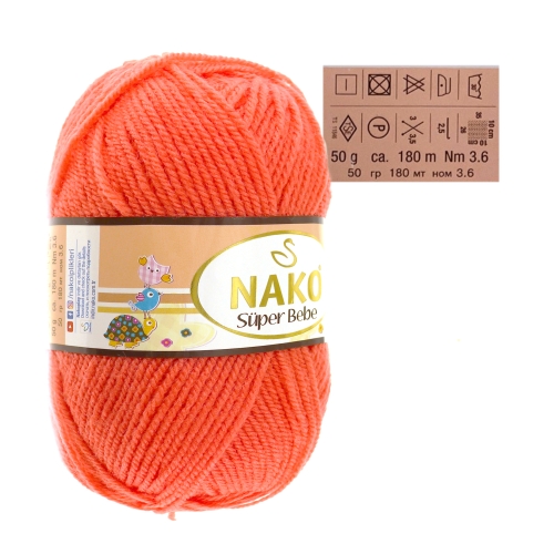 Мягкая акриловая пряжа Süper Bebe, Nako 
