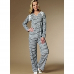 Выкройка: Misses` Robe, Raglan Sleeve Tops and Gown, and Pull-On Pants, Butterick B6428 