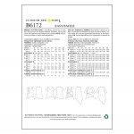 Naiste topp ja tuunika, Butterick B6172 