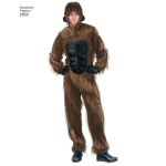 Adult Costumes, Sizes: A (XS,S,M,L,XL), Simplicity Pattern #2853 