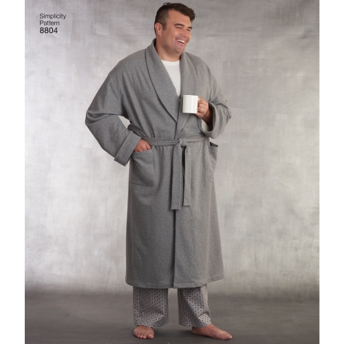 Naiste ja meeste hommikumantlid ja püksid, Simplicity Pattern # 8804 