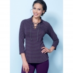 Выкройка: Misses` knit Raglan Sleeve Tops and Dress, Vest, and Pull-On Pants, Butterick B6494 