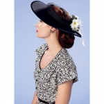 Выкройка: Misses` Button-Front, Flutter Sleeve Dresses and Sun Hat, Butterick B6363 