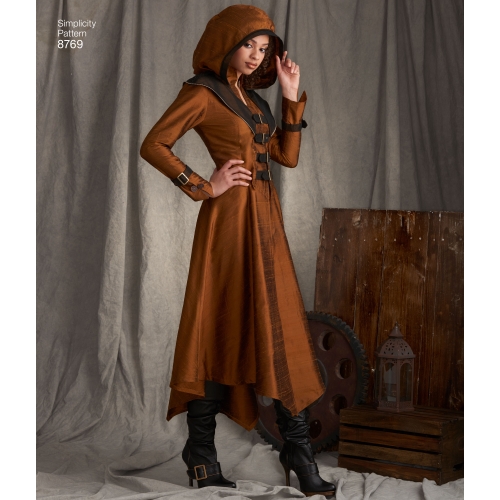 Naiste kostüüm mantlid, Simplicity Pattern #8769 