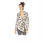 Выкройка: Misses` Top, Butterick B6629 