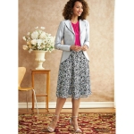 Ompelukaavat: Misses` Jacket, Dress, Top, Skirt, & Pants, Butterick B6718 
