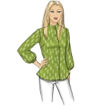 Выкройка: Misses` Top, Butterick B6665 