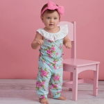 Babies` knit Rompers, Pants, shorts and Headband, Sizes: XXS-XS-S-M-L, Simplicity Pattern #S8933 