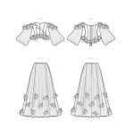 Simplicity Sewing Pattern Misses` Fantasy Costume, SS9577 