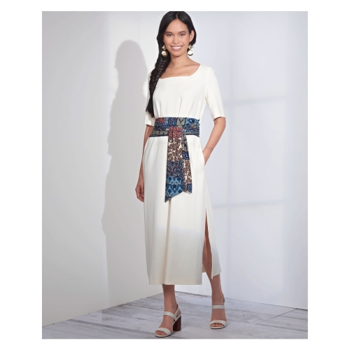 Naiste ja väikesekasvuliste Petite-naiste hõlmiklehviga kleit, Simplicity Pattern #S8871 