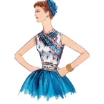 Simplicity lõikekomplekt S9634 MISSES` VINTAGE BLOUSES AND CUMMERBUND, SS9634 