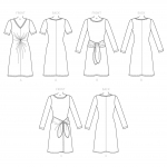 Выкройка: Misses` Dress, Butterick B6621 