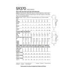 Швейные выкройки Simplicity S9370 Misses` Knit Dress with Sleeve and Length Variations 