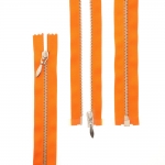35 cm Open end Metal Zippers, zip fasteners, member width: 4 mm 