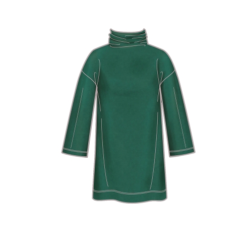 Naiste trikoo-topid variatsioonidega, suurused: A (XXS-XS-S-M-L-XL-XXL), Simplicity Pattern #S9014 