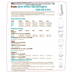 Выкройка: Girl`s Dress, Top and Capris, Kwik Sew K0260 