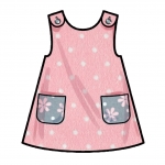 Швейные выкройки Simplicity S9318 Toddlers` Tent Tops, Dresses, and Shorts, CCB(1-2-3-4) 