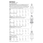 Швейные выкройки Simplicity S9352 Girls` Costumes and Face Covers, A (7-8-10-12-14) 