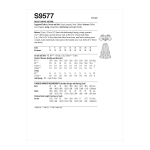 Simplicity Sewing Pattern Misses` Fantasy Costume, SS9577 