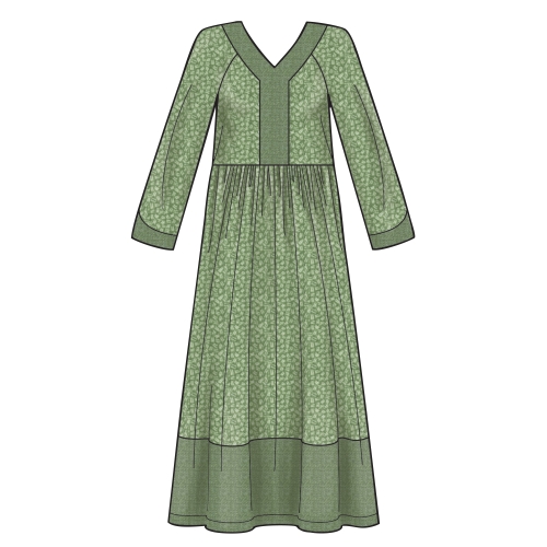 Naiste taskutega kleidid, Simplicity Pattern #S8984 