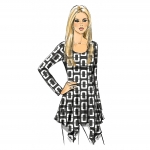 Выкройка: Misses` Top, Butterick B6096 