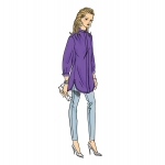 Выкройка: Misses`, Women`s Shirt, Butterick B6635 