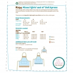 Выкройка: Misses`/Girls` and 46 cm (18`) Doll Lined Aprons with Patch Pockets and Bands, Kwik Sew K0234 