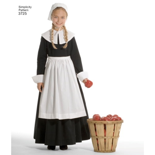 Laste ja tüdrukute kostüümid, Simplicity Pattern #3725 