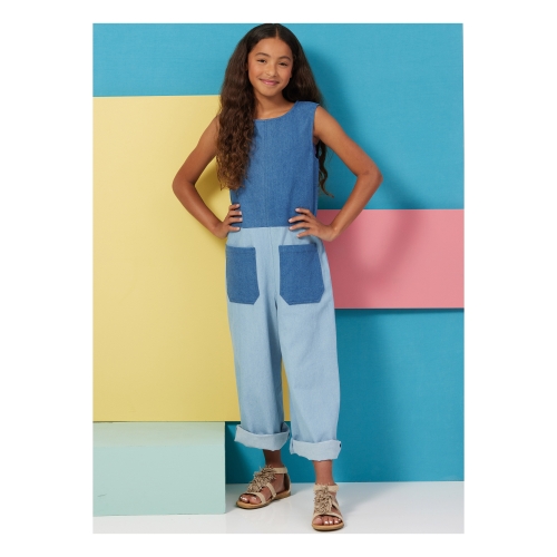 Lõikekomplekt BUTTERICK B6937 CHILDREN`S AND GIRLS` DRESS, ROMPER AND HAT 