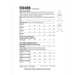 Simplicity Sewing Pattern S9486 Toddlers` Knit Jumpsuit 