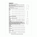 Naiste topid, vöö, sall ja püksid, Simplicity Pattern #S9051 