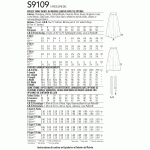 Naiste hõlmikseelikud erinevates pikkustes, lehvi võimalusega, Simplicity Pattern #S9109 