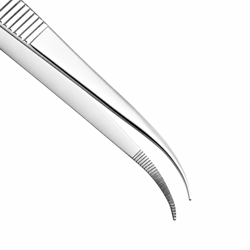 Terasest rihveldatud otsaga pintsetid, 13 cm, PK1615 