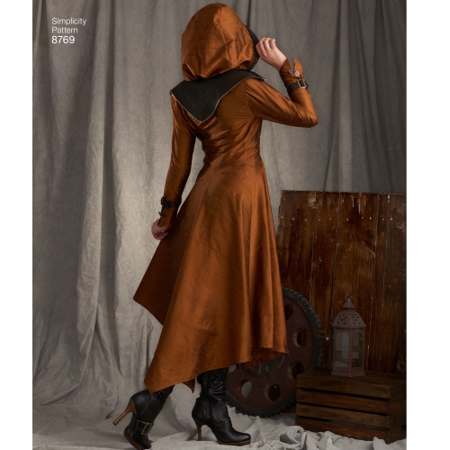Naiste kostüüm mantlid, Simplicity Pattern #8769 