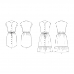 Выкройка: Misses` & Misses` Petite Dress, Butterick B6758 