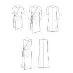 Simplicity Sewing pattern S9259 WOMEN KNIT DRESS & TUNIC 