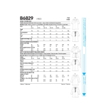 Выкройка: Misses` Tops & Sash, Butterick, B6829 