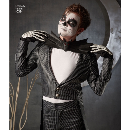 Men`s Cosplay Costumes, Simplicity Pattern #1039 